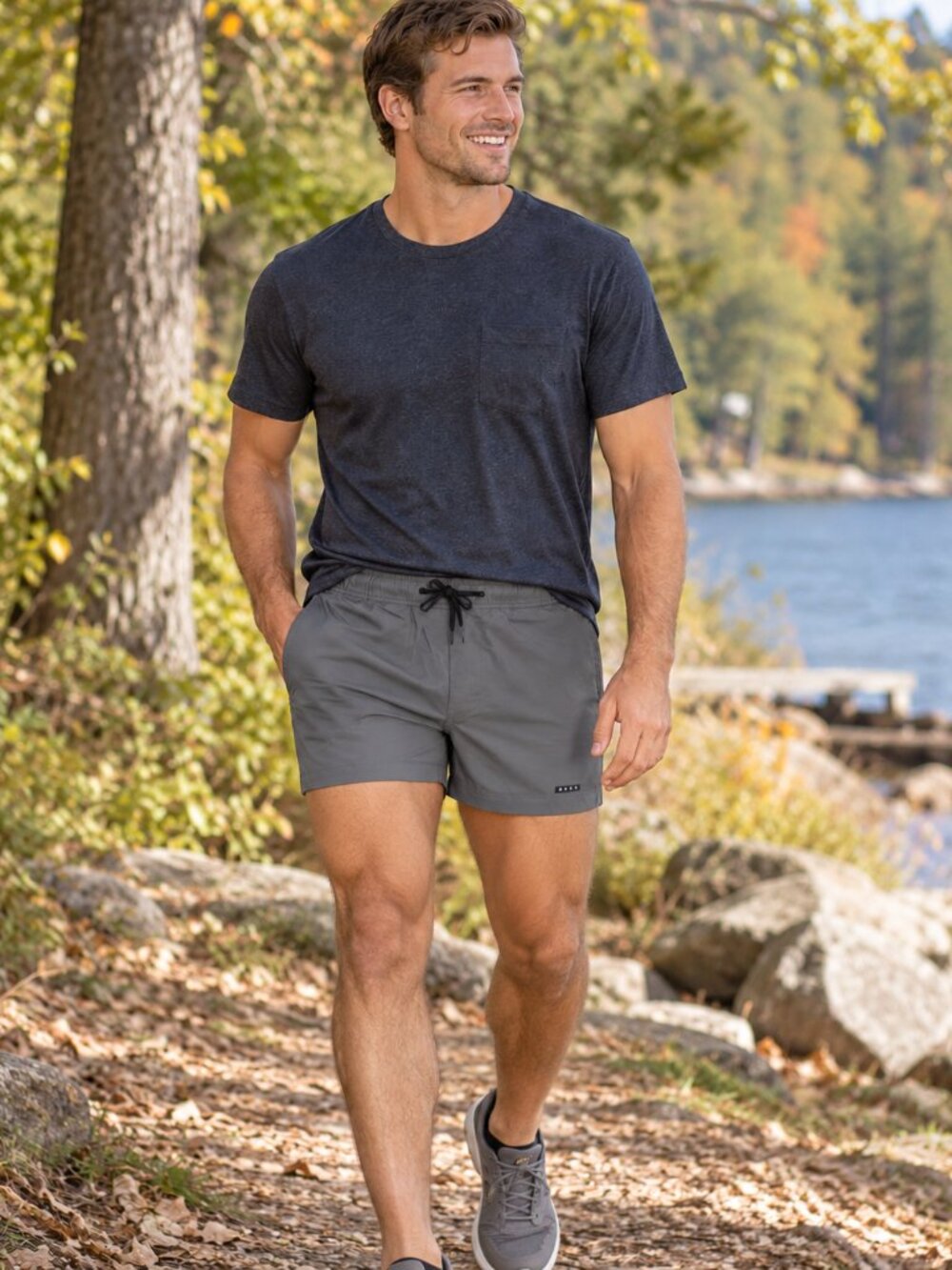 NEFF Men's Board Shorts w/Pockets Elastic Waist w/Drawstring Splash NWT S